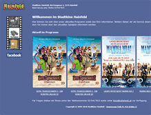 Tablet Screenshot of kino-hainfeld.at